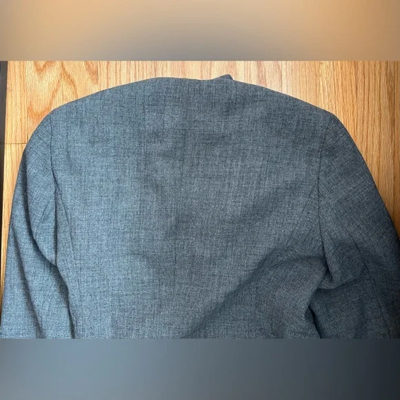 Ruffled Grey Blazer - Picture 7 of 7